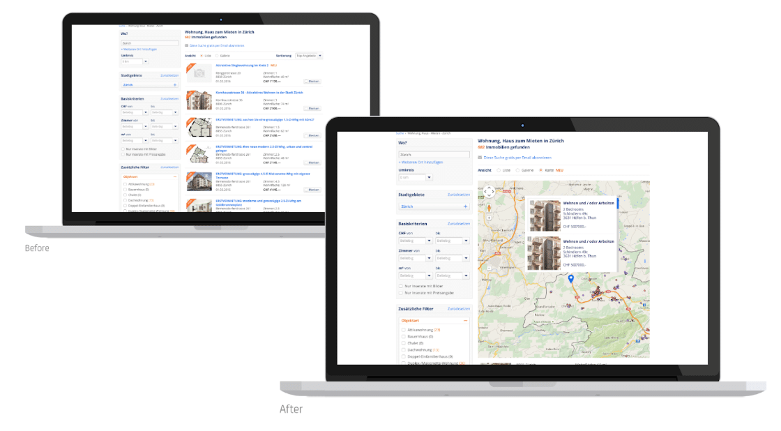 In one AB test for a real estate client, we created a fully functional “map view”. It was based on a significant volume of user research – but the minimum viable experiment would have been simply to test adding a “Map view” button without the underlying functionality.